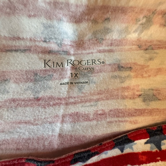 Kim Rogers Red and White Striped Dress - Picture 3 of 3